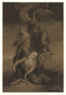Lamentation Foot Cross Henri Lehmann Karl-Ernest-Rodolphe-Heinrich Salem Lamentation Foot Cross Henri Lehmann Karl-Ernest-Rodolphe-Heinrich Salem