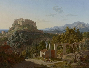 Landscape Castle Massa di Carrara Leo von Klenze Landscape Castle Massa di Carrara Leo von Klenze