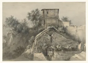 Landscape Chateau Gaillard Jean-Jacques de Boissieu Landscape Chateau Gaillard Jean-Jacques de Boissieu
