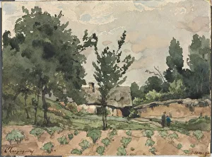 Landscape Farmhouse 1892 Henri Joseph Harpignies Landscape Farmhouse 1892 Henri Joseph Harpignies