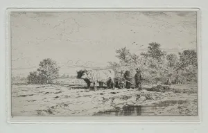 Landscape Labourers 1845 Charles-Emile Jacque Landscape Labourers 1845 Charles-Emile Jacque