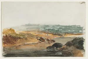 Landscape recto Studies Animals verso Antoine-Louis Barye Landscape recto Studies Animals verso Antoine-Louis Barye