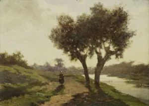 Landscape with two Trees, Paul Joseph Constantin Gabriel, 1860 - 1867 Landscape with two Trees, Paul Joseph Constantin Gabriel, 1860 - 1867