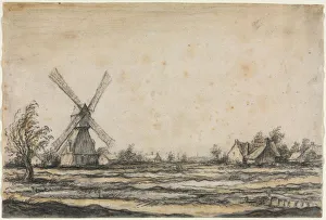 Landscape Windmill Farmstead 1642-1644 Aelbert Cuyp Landscape Windmill Farmstead 1642-1644 Aelbert Cuyp