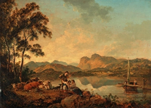 Langdale Pikes from Lowood, Julius Caesar Ibbetson, 1759-1817, British Langdale Pikes from Lowood, Julius Caesar Ibbetson, 1759-1817, British
