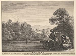 Latona Lycian peasants 1649 Etching state Sheet Latona Lycian peasants 1649 Etching state Sheet