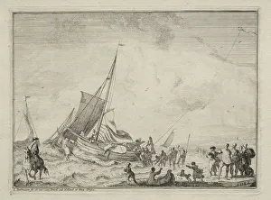 Launching Ship 1701 Ludolf Backhuysen Dutch 1631-1708 Launching Ship 1701 Ludolf Backhuysen Dutch 1631-1708