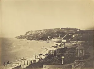 Le Havre la plage vers Sainte-Adresse et le Cap Le Havre la plage vers Sainte-Adresse et le Cap