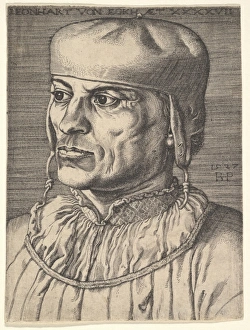 Leonhart von Eck 1527 Engraving first state Sheet Leonhart von Eck 1527 Engraving first state Sheet