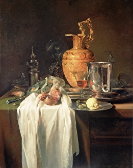 Still Life with Ewer, Vessels and Pomegranate Still Life with Ewer, Vessels and Pomegranate