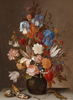 Life Flowers Flower glass bottle bouquet tulips Life Flowers Flower glass bottle bouquet tulips