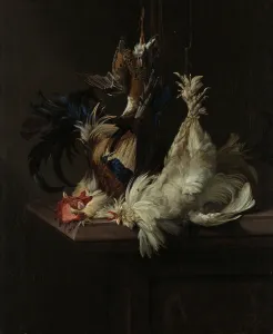 Life Fowl Poultry two roosters kingfisher ruff Life Fowl Poultry two roosters kingfisher ruff