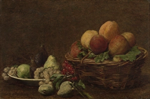 Still life with fruit, Henri Fantin-Latour, c. 1880 - c. 1890 Still life with fruit, Henri Fantin-Latour, c. 1880 - c. 1890