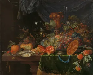 Life Fruit Oysters life fruits oysters marble table top Life Fruit Oysters life fruits oysters marble table top