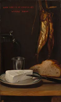Life Herring Bread Cheese 1858 Alexandre-Gabriel Decamps Life Herring Bread Cheese 1858 Alexandre-Gabriel Decamps