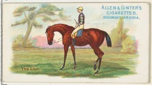 Lion World Racers series N32 Allen & Ginter Cigarettes Lion World Racers series N32 Allen & Ginter Cigarettes