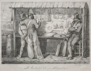 Lithograph Dealer Nicolas Toussaint Charlet French Lithograph Dealer Nicolas Toussaint Charlet French