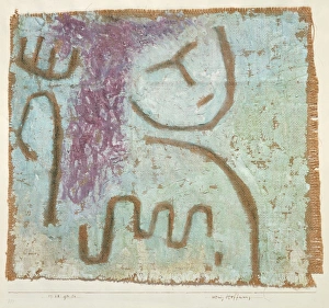 Little Hope 1938 Plaster watercolor burlap mounted Little Hope 1938 Plaster watercolor burlap mounted
