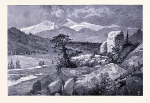 Longs Peak seen from Estes Park, United States of America Longs Peak seen from Estes Park, United States of America