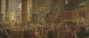 Louis Jean Desprez King Gustav III King Gustav III Attending Christmas Mass Louis Jean Desprez King Gustav III King Gustav III Attending Christmas Mass