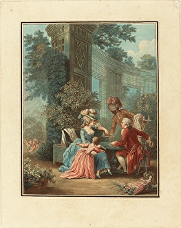 Louis-Marin Bonnet after Pierre-Antoine Baudouin (French, 1736 - 1793), Le Gouter Louis-Marin Bonnet after Pierre-Antoine Baudouin (French, 1736 - 1793), Le Gouter