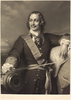 Louis-Pierre Henriquel after Paul Delaroche (French, 1797 - 1892), Peter the Great Louis-Pierre Henriquel after Paul Delaroche (French, 1797 - 1892), Peter the Great