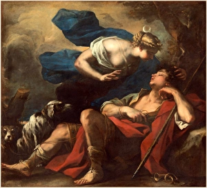 Luca Giordano, Italian (1634-1705), Diana and Endymion, c. 1675-1680, oil on canvas Luca Giordano, Italian (1634-1705), Diana and Endymion, c. 1675-1680, oil on canvas