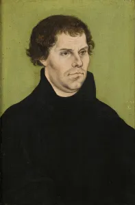 Lucas Cranach Elder Martin Luther 1483-1546 painting Lucas Cranach Elder Martin Luther 1483-1546 painting
