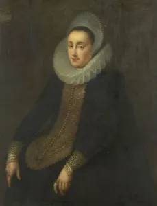 Lucretia del Prado Wife Jeremias Boudinois Portrait Lucretia del Prado Wife Jeremias Boudinois Portrait