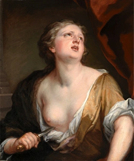 Lucretia, Sir Godfrey Kneller, 1646-1723, German Lucretia, Sir Godfrey Kneller, 1646-1723, German