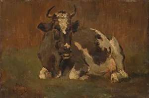 Lying Cow reclining cow front cow Anton Mauve Lying Cow reclining cow front cow Anton Mauve