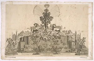 Machina della coccagnia fatta ergere auanti Machina della coccagnia fatta ergere auanti