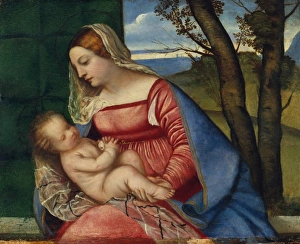 Madonna Child ca 1508 Oil wood Overall 18 x 22 Madonna Child ca 1508 Oil wood Overall 18 x 22