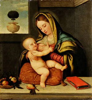 Madonna lactans c. 1560 oil canvas 70 x 66 cm Madonna lactans c. 1560 oil canvas 70 x 66 cm