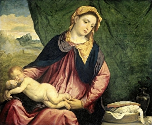 Madonna Sleeping Child sleeping child Mary sitting Madonna Sleeping Child sleeping child Mary sitting