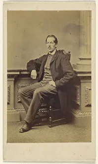 man moustache seated William Keith British active Liverpool man moustache seated William Keith British active Liverpool