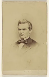 man printed vignette-style Studio Mathew B Brady man printed vignette-style Studio Mathew B Brady