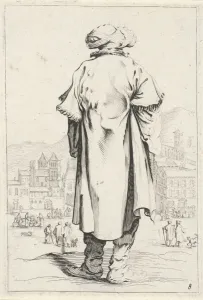 Man with turban seen from behind, Gillis van Scheyndel (I), Clement de Jonghe, 1649 Man with turban seen from behind, Gillis van Scheyndel (I), Clement de Jonghe, 1649
