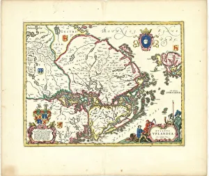 Map Dvcatvs Vplandia Joan Blaeu 1598/99-1673 Map Dvcatvs Vplandia Joan Blaeu 1598/99-1673