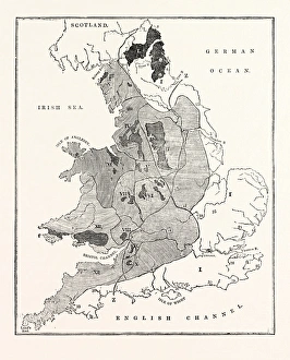 A Map Showing the Geological Position and Commercial Distribution of Coal in England A Map Showing the Geological Position and Commercial Distribution of Coal in England