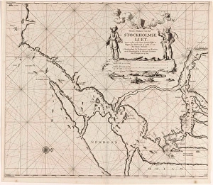 Map of the waters around Stockholm, Jan Luyken, Johannes van Keulen (I), unknown Map of the waters around Stockholm, Jan Luyken, Johannes van Keulen (I), unknown