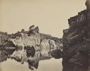 Jubbulpore Gallery: Marble Rocks Nerbudda Jubbulpore India 1863 1874