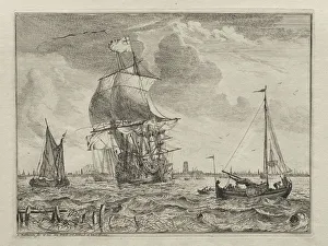Marine Scene Amsterdam Distance 1701 Ludolf Backhuysen Marine Scene Amsterdam Distance 1701 Ludolf Backhuysen