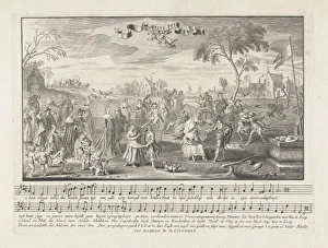 The marriage trap: allegory on the marriage, Cornelis van Dalen II, Adriaen Pietersz The marriage trap: allegory on the marriage, Cornelis van Dalen II, Adriaen Pietersz