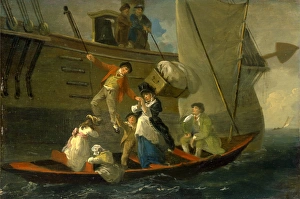 A Married Sailors Adieu, Julius Caesar Ibbetson, 1759-1817, British A Married Sailors Adieu, Julius Caesar Ibbetson, 1759-1817, British
