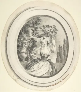 Marton ou la jeune bouquetiere 1787 Graphite Marton ou la jeune bouquetiere 1787 Graphite