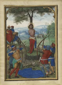Martyrdom Saint Sebastian Simon Bening Flemish Martyrdom Saint Sebastian Simon Bening Flemish