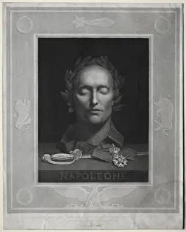 Mask Napoleon 1834 Luigi Calamatta Italian 1801-1869 Mask Napoleon 1834 Luigi Calamatta Italian 1801-1869