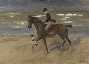 Max Liebermann Rider Beach painting 1911 oil Max Liebermann Rider Beach painting 1911 oil