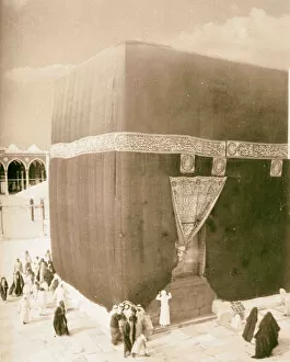 Images Dated 7th September 2018: Mecca ca 1910 Kaaba Saudi Arabia